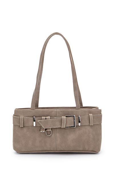 minebag Women's Birdy Beige Handbag - Resher Detail