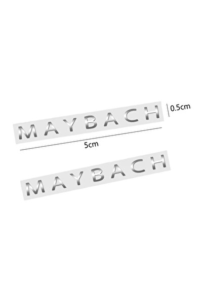 MAYBACH Çift, Metal Araç Içi Sticker