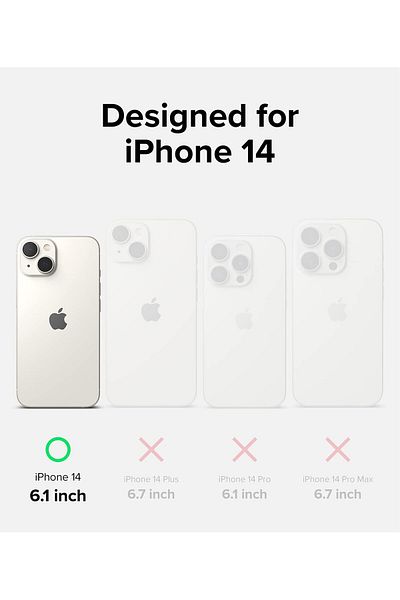 Generic Silicone Case Cover Compatible with iPhone 14 6.1 inch , Ultra Slim Fit with Full Body Protection