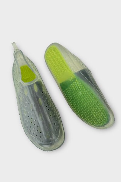 Liger Γυναικεία διάφανα παπούτσια παραλίας ΠΡΑΣΙΝΟ