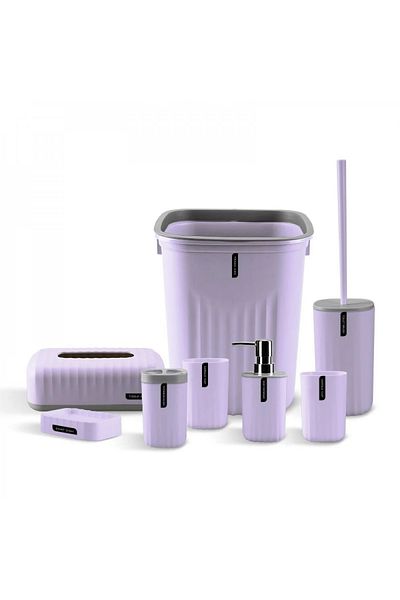 GENERAL 8-Piece Bathroom Accessories Set