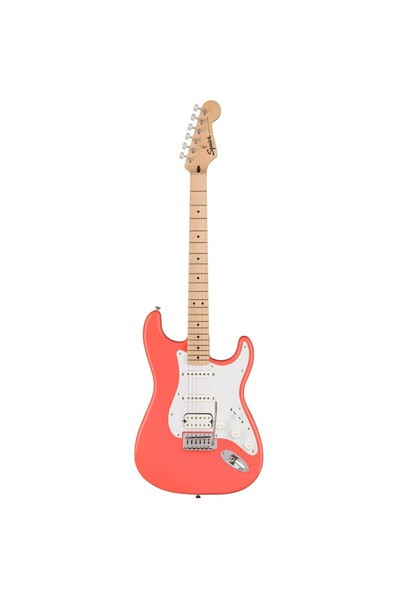 SQUIER Sonic Stratocaster HSS Akçaağaç Tahitian Coral Elektro Gitar