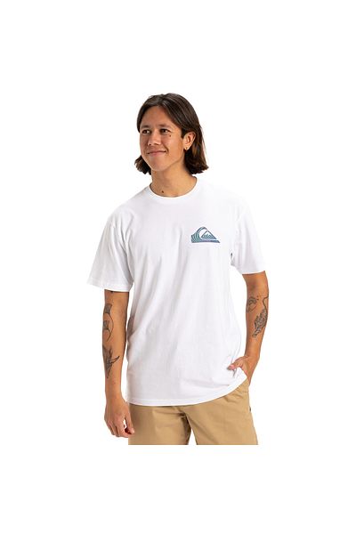 Quiksilver Window Pane Erkek Beyaz Günlük Stil T-Shirt EQYZT08055-908