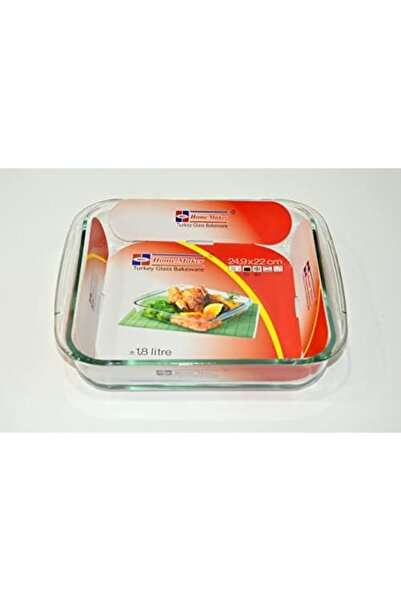 HOME MAKER AHM 1.8L SQUARE BAKING DISH - OVEN GLASS