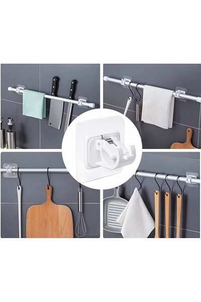 almital mobilya aksesuarları furniture accessories Kabelring 2Pcs Spring Pipe and Cable Organizer Ring Self Adhesive (Pair)