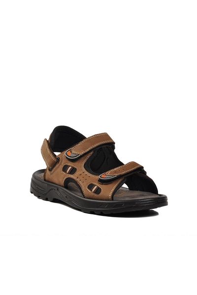 AYAKMOD Ανδρικά σανδάλια από γνήσιο δέρμα 1405 M Sand Nubuck