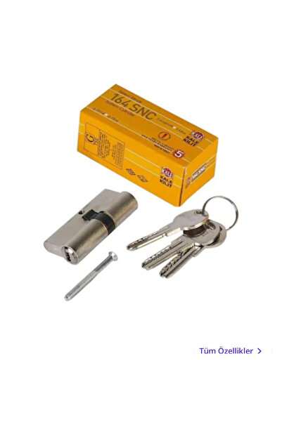 KALE 164 SNC Çelik Takviyeli Şifreli Sistem Barel 68 MM