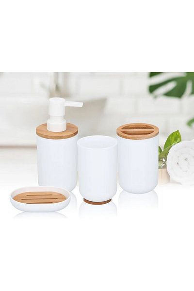 Alpina Bathroom accessories and toilet set 6 pcs
