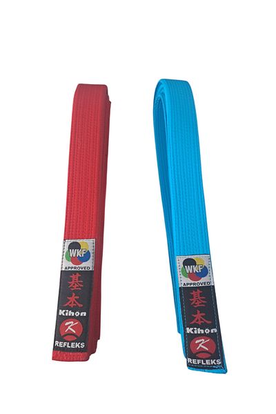 Kihon Wkf Approved Competition Belt Girdle Red