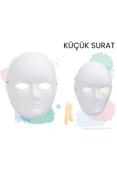 VİVA Puti Paintable Cardboard Mask Small Face