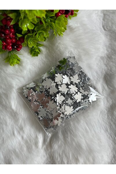 pulsan 50gr Asma Yaprağı Yazma Oya Pulu Gümüş