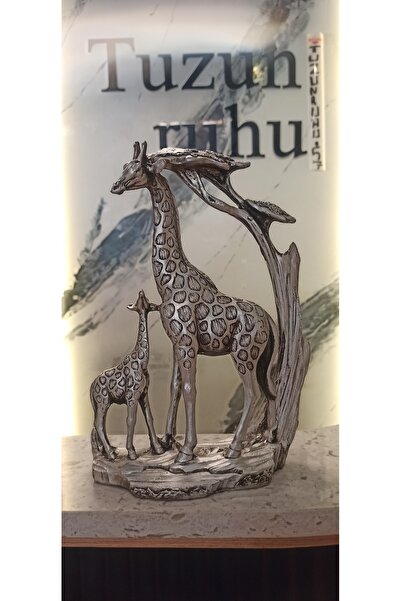 Tuzun Ruhu YAVRUSUYLA BERABER ZÜRAFA BİBLOSU DEKORATİF OBJE