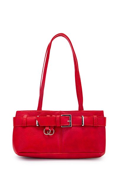 minebag Women's Birdy Red Handbag with Detail