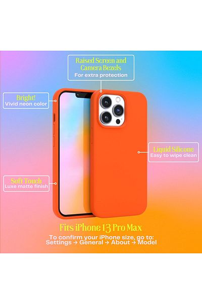 Generic Silicone Case Cover Compatible with iPhone 14 6.1 inch , Ultra Slim Fit with Full Body Protection