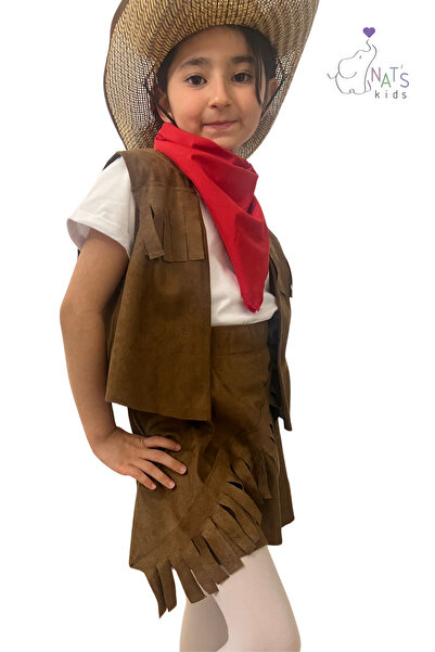 NATS KİDS KIZ ÇOCUK TARZ KOBOY KOSTÜM