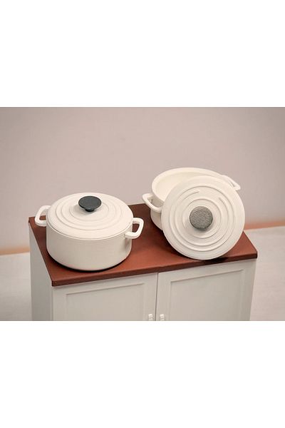 CharmFancy 1/12 Scale Diecast Cookware Miniature Diorama Ware Accessory