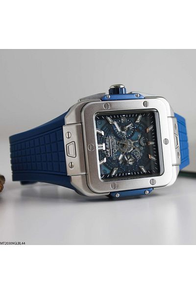 MICHAEL TOMMY Mt20309Glbl44 Men's Wrist Watch with Silicone Cord