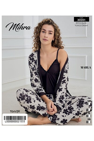 Mihra Σετ πιτζάμες Marla με ρόμπα PJA0101