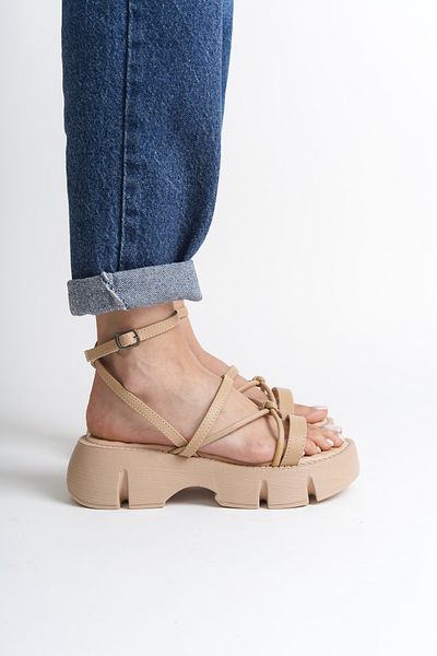 Capone Outfitters Dámské sandály Amy Comfort Sole Thick Sole Kotníkový pásek