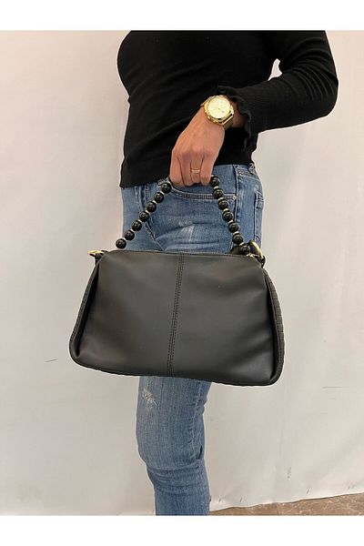 MÜJERİL'S Geantă de umăr Vola modernă, din piele artificială, cu detaliu de curea din plasă