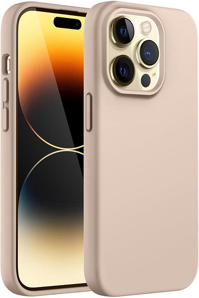 Generic Silicone Case Cover Compatible with iPhone 14 Pro 6.1 " , Ultra Slim Fit with Full Body Protection