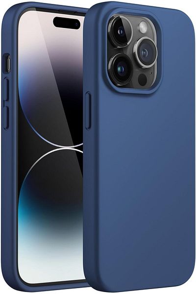Generic Silicone Case Cover Compatible with iPhone 14 Pro 6.1 " , Ultra Slim Fit with Full Body Protection