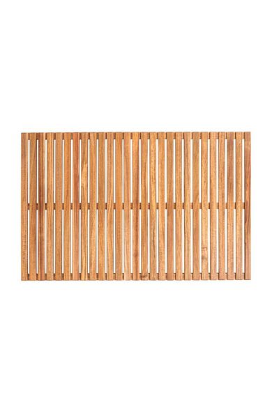 Saban Bamboo Mat Indoor and Outdoor Shower, Bathroom, Pool 55 X 86 cm