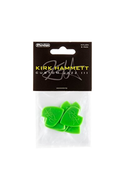 DUNLOP Jim 47PKH3N Kirk Hammett Jazz 6lı Pena 1,38mm