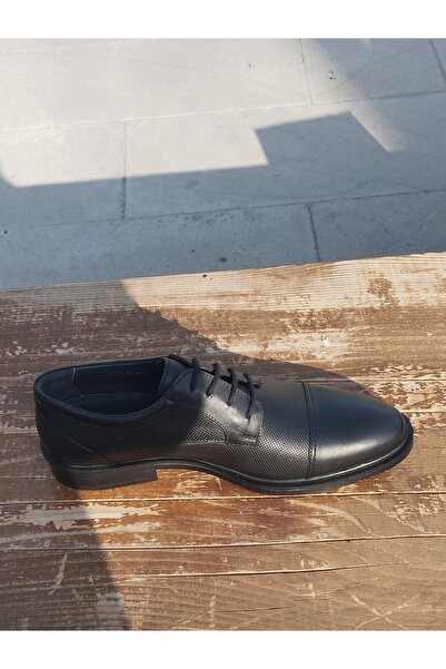 LİCCAS Erkek Yazlık Kundura İç Dış Hakiki Deri Poli Hafif Taban Bağlı