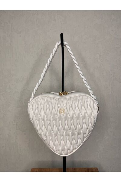 MÜJERİL'S Geantă de mână și de umăr Mary, modernă, matlasată, cu detaliu de curea cu lanț