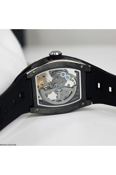MICHAEL TOMMY Mt20313Gsysy58 Automatic Men's Wrist Watch with Silicone Cord