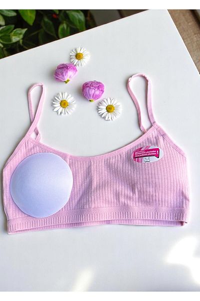 BENDEHEPSİ Tânără Fată Curea cu frânghie cu tampoane Camisole 3 bucăți Bustieră Primul sutien Jumătate