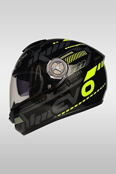 Free-M Fi?bba Motors Fr-913 Motosiklet Kaskı Evo Yellow