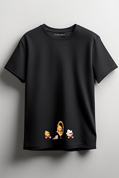 Merch&ice Kukuruz na klipu Štampano Unisex Oversize kroj T-shirt