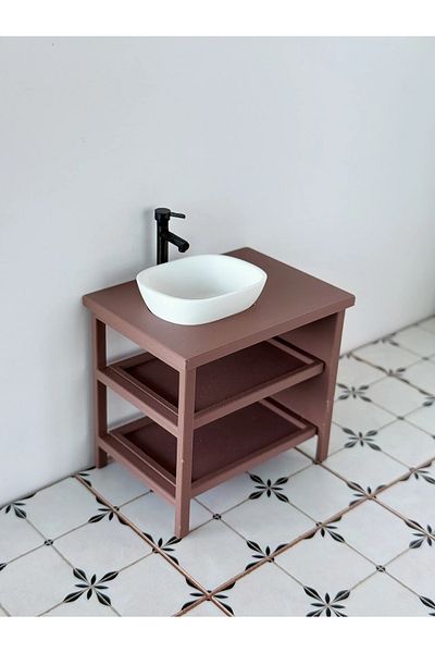 CharmFancy 1/12 Scale Wash Basin Modern Miniature Diorama Ware Accessory