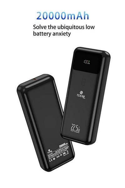 Zoom Plus ZP-20 20000mAh 22.5W Ultra Fast Charging Power Bank