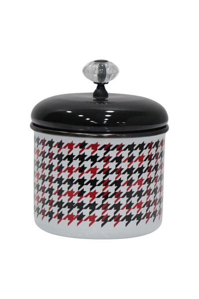 PR HOME Forte Black Enamel Spice Jar Small Size 10 cm