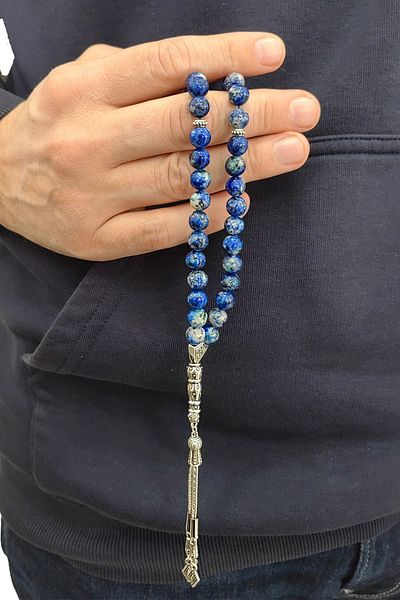 Chavin 8 Mm. Jade Stone Natural Stone Rosary Ev91