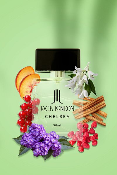 Jack London Edt Unisex Perfume Chelsea 50ml - Fruit, Wood, Sandalwood, Vanilla, Lily and Peach Patchouli