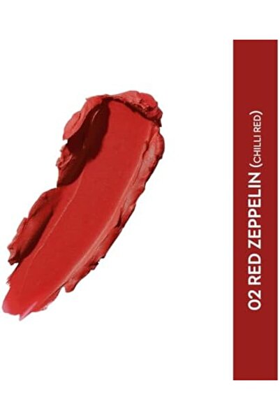 SUGAR Cosmetics Matte Attack Transferproof Lipstick - 02 Red Zeppelin (Chilli Red), Red, 2 g