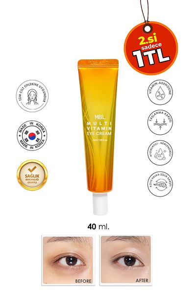 MBL Teresia Multi Vitamin Eye Contour Cream with Vitamin C for Under-Eye Dark Circles 40 ml