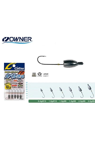 Owner Cultiva JH-83 3gr no6 Mebaru Dama Lrf Jighead