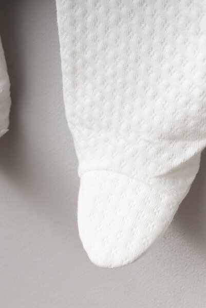 Bebitof Cute Squirrel Patterned Cotton Baby Quilted Jumpsuit