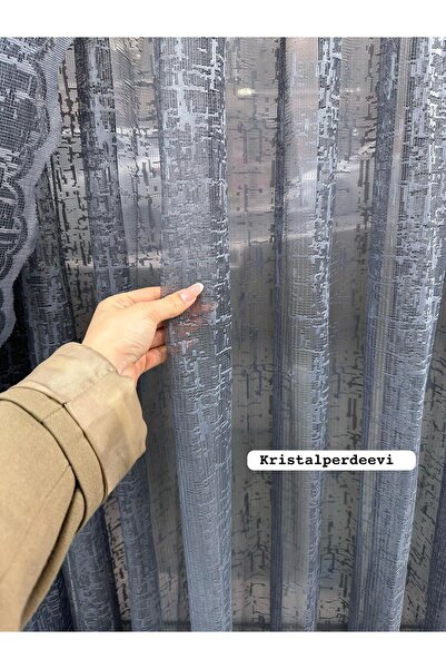 Beautiful ТЮЛЬОВА ШТОРКА ТЕМНО-СІРИЙ КОЛІР ТКАНИНА З ЖАКАРДОВИМ ВЗОРЦЕМ 1/3 ЩІЛЬНИЙ ПІЛЕ БОРУ ПІЛЕ НЕ МАЄ ЗМОРШОК НЕ ПОТРЕБУЄ ПРАСУВАННЯ НОВА МОДЕЛЬ