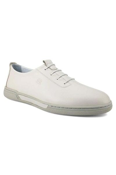 Libero 1022 Daily Genuine Leather Men's Shoes-White