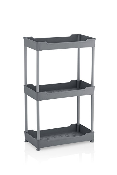 Bayev Clasy Black 3-Tier under Sink Organizer Kitchen Bathroom Organizer Shelving Unit with Wheels