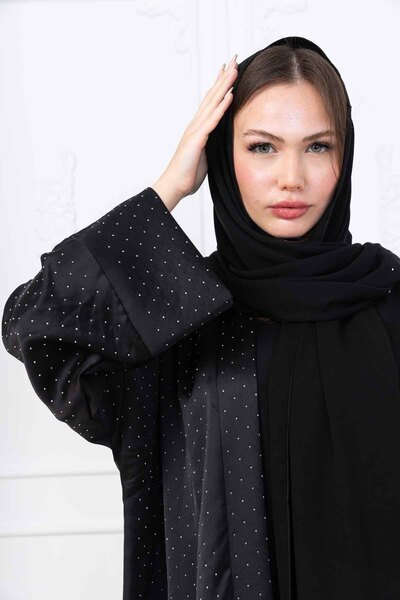 SEEMA Taş Detaylı Abaya