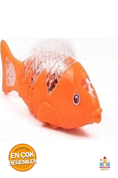 PapatyamPartiEvi Hareketli Işıklı Balık - Renk Seçenekleriyle Canlı Deneyim