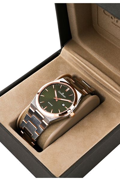 cortebert Curved Glass Wristwatch