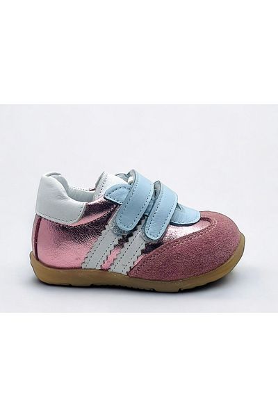 Perlina Leather and Orthopedic Sole Baby Girl Shoes